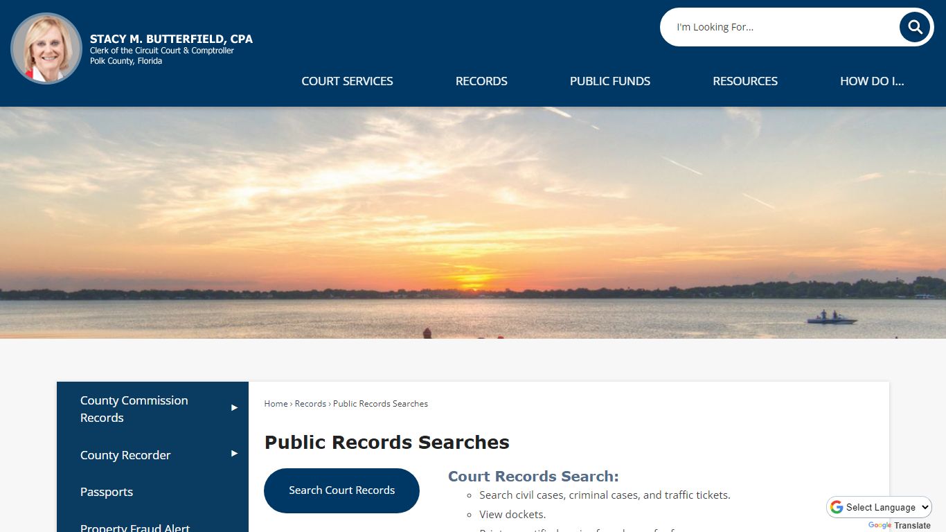 Public Records Searches | Polk County Clerk, FL